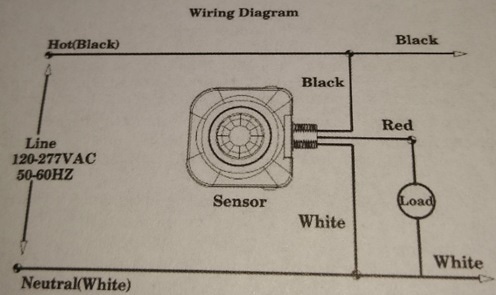 motion sensor wiring