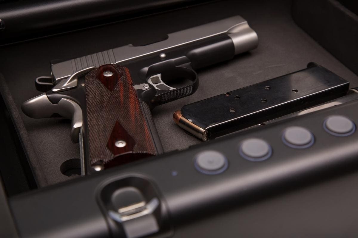 Fingerprint Hidden Handgun Safes