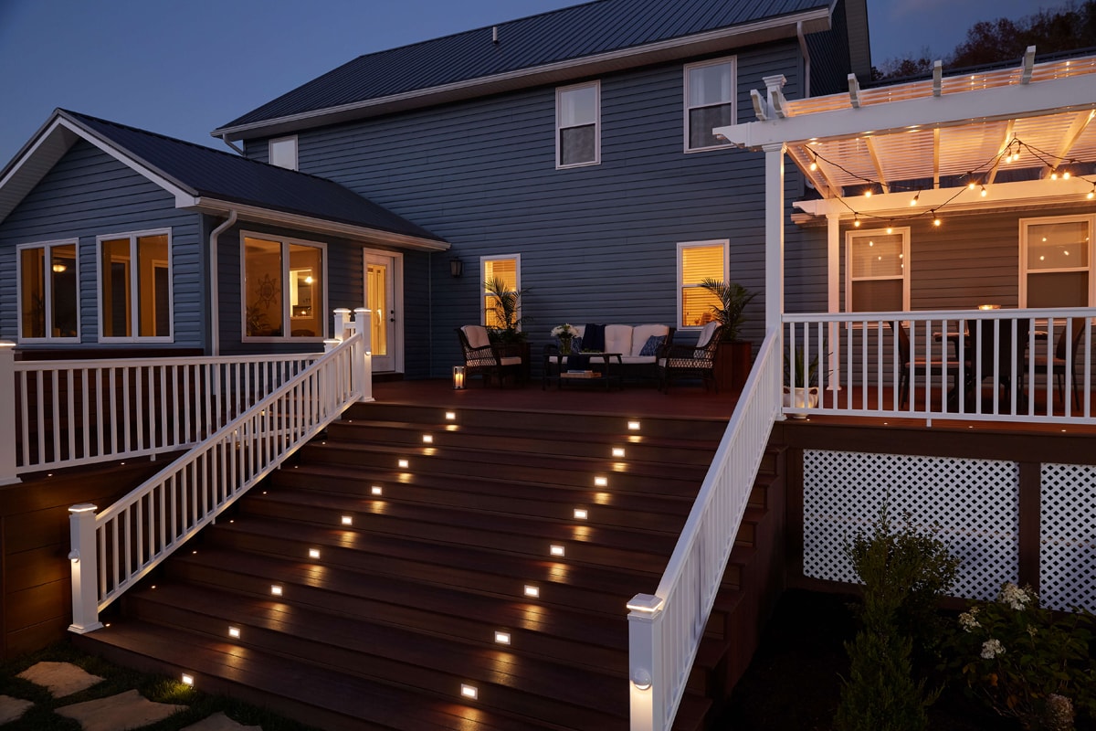 enhance outdoor deck lighting
