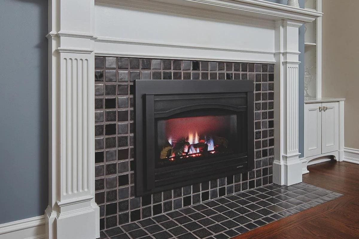 Mosaic Fireplace Mantel