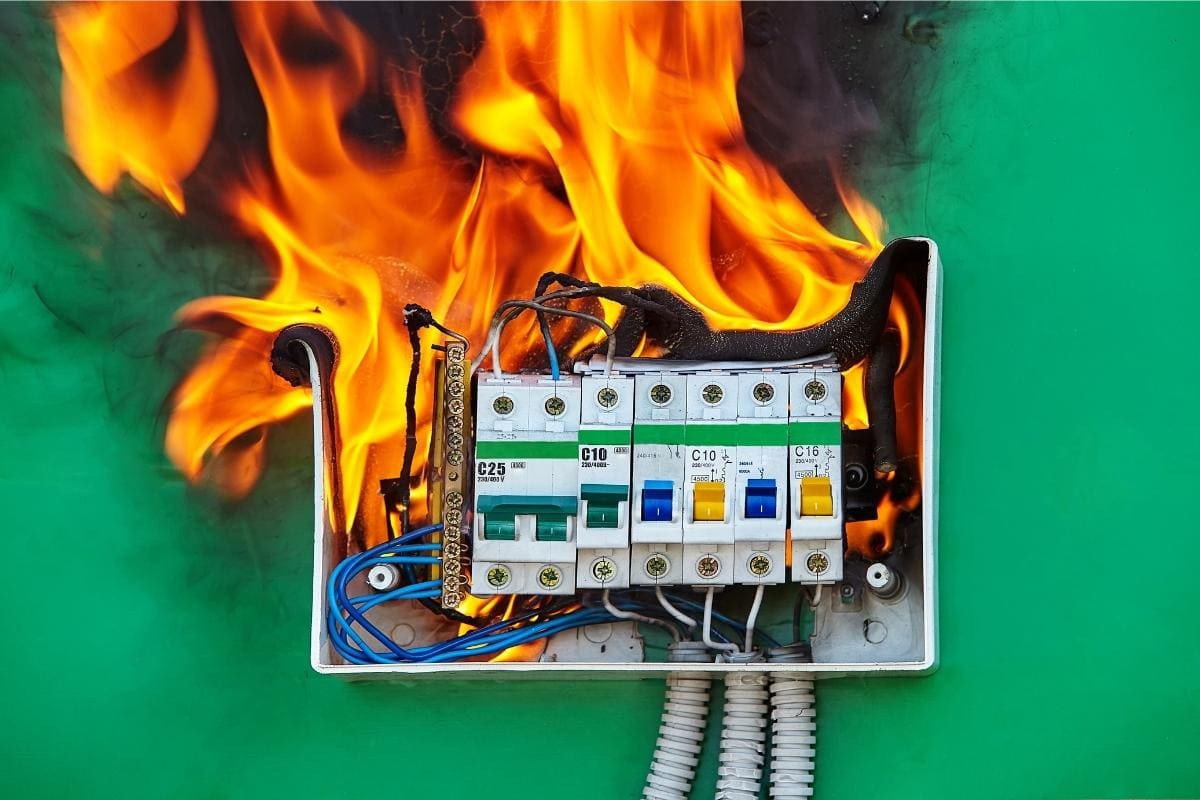 Electrical Panel Fire