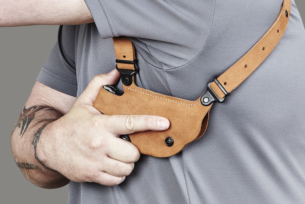 How to Wear a Shoulder Holster, Setup and Use Instructions Setick